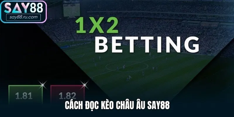 Cách đọc kèo châu Âu Say88