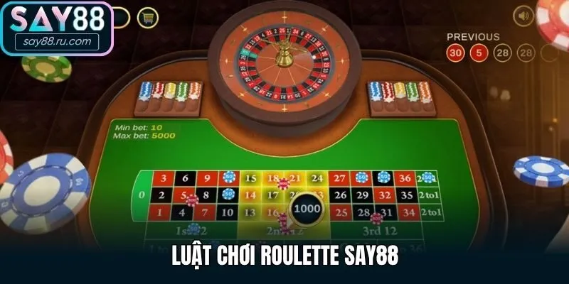 Luật chơi Roulette Say88
