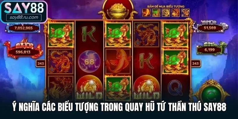 Ý nghĩa các biểu tượng trong quay hũ tứ thần thú Say88